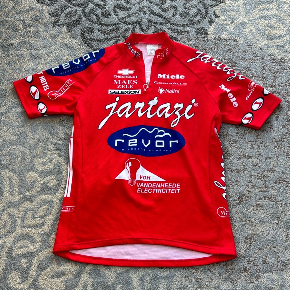 Nalini Men’s Jartazi Cycling Short Sleeve Top Red 6